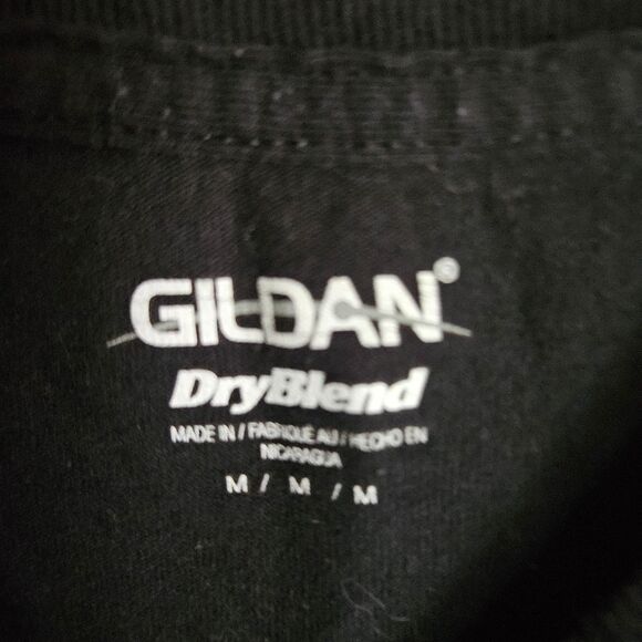 Triton College Student Asso. Black Gildan Tee Men’s M | Preloved School T-Shirt - Picture 3 of 4